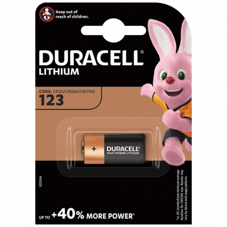 Duracell Baterija litijumska CR123A, 3V, blister 1 kom. - CR123A B1