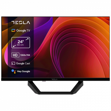 Tesla Televizor Smart LED HD 24", Series 6, Google TV - 24E655BHS
