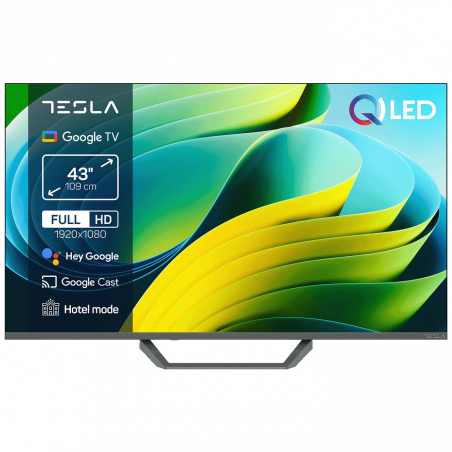 Tesla Televizor Smart QLED 4K UltraHD 43", Series 6, Google TV - Q43E665GFS