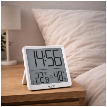 home Sat sa alarmom i mjeračem temperature i vlažnosti - HC17