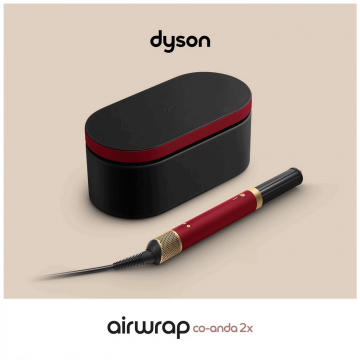 Dyson  Uvijač za kosu, 1300 W, kovrče, valovi, ravnanje, sušenje - Airwrap Coanda2x Red/Gold S.+W