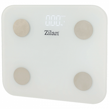 Zilan Digitalna tjelesna vaga,  do 180 kg., LED zaslon, Bluetooth - ZLN9006