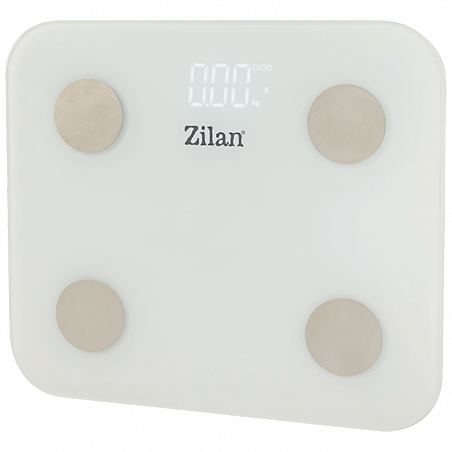 Zilan Digitalna tjelesna vaga,  do 180 kg., LED zaslon, Bluetooth - ZLN9006