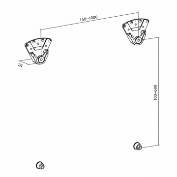 Superior Nosač za TV prijemnike 32"- 100", Ultra SLIM, 75 kg. - TV Wall Mount 32-100 PRO