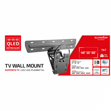 Superior Nosač za Samsung QLED TV prijemnike 49" - 55 "- 65", 50 kg. - Wall mount Samsung QLED TVs