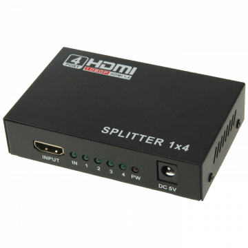 NN-Su HDMI razdjelnik, 1 ulaz - 4 izlaza, Full HD, HDCP - HDMI splitter 4/1
