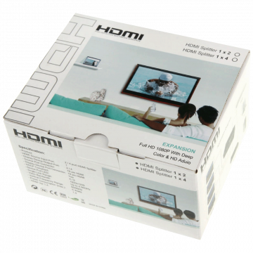 NN-Su HDMI razdjelnik, 1 ulaz - 4 izlaza, Full HD, HDCP - HDMI splitter 4/1