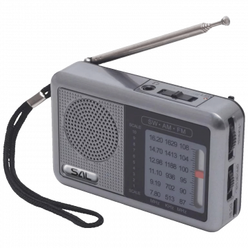 SAL Radio prijemnik, AM / FM / SW, Li-ion 18650 baterija - RPC6CH