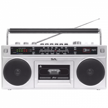 SAL Retro radio + BT bežični zvučnik, FM, MP3, USB, AUX - RRTBRONX