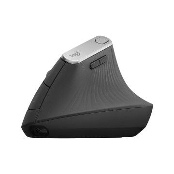 LOGITECH MX Vertical Wireless + Bluetooth Mouse – GRAPHITE, 910-005448