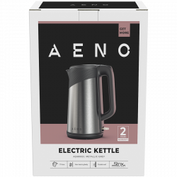 AENO EK3 električni kuhalo za vodu 1.7L, 1850-2200W, metalik siva