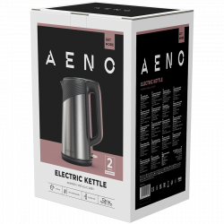 AENO EK3 električni kuhalo za vodu 1.7L, 1850-2200W, metalik siva