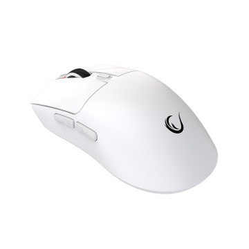 Miš gaming RAMPAGE Aeris Wireless RGB Charging Stand White 24000 DPI 3311 Sensor Rechargeable 80 Million Huano Switch, 43394