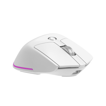 Miš Everest SMW- 178 Handy 2in1 Bluetooth 2,4GHz White Rechargeable 4000 DPI Horizontal/Vertical Wheel Ergonomic RGB Mouse, 4104