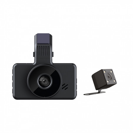 Auto kamera Everest CAR15 3.0″ IPS Screen 1080P 720P 120°Wide Angle G-Sensor Wifi 64GB TF Card Vehicle Front and Rear Camera, 42