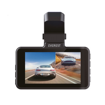 Auto kamera Everest CAR15 3.0″ IPS Screen 1080P 720P 120°Wide Angle G-Sensor Wifi 64GB TF Card Vehicle Front and Rear Camera, 42