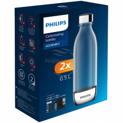 Philips ADD919P2/10 boca za gaziranje 0.5 l, BPA-free PET, 2 komada