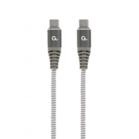 USB 2.0 kabl 60 W Type-C Power Delivery (PD) premium charging & data cable, 1.5 m GEMBIRD, CC-USB2B-CMCM60-1.5M