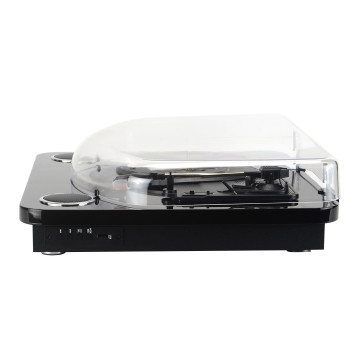 Gramofon UMIE Vintage Turntable BEMOL ,BLACK Music Box 10 W sa BT IN, BT OUT, RCA, USB, 42876