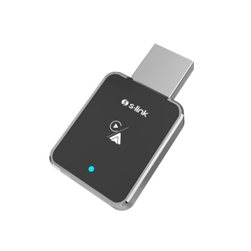 Audio adapter S-Link SL-CAR01 2in1 Android and Apple Devices Wireless Android Auto and Carplay, 42542