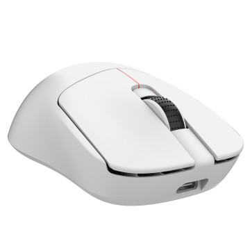 Miš gaming RAMPAGE CLAX 60 GRAM Wireless Ultra Light White Charging 3311 Sensor 24000 DPI, 41041