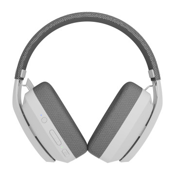 Slušalice sa mikrofonom RAMPAGE BLITZ White/Gray Wireless 2.4g Bluetooth Microphone Player headset, 40395