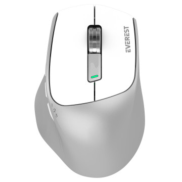 Miš Everest Everest SM-BT24 Usb, metalic white, 2in1 Bluetooth and wireles, 42266