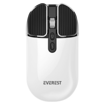 Miš Everest SM-620 2in1 Bluetooth 2,4GHz Charged White Super Silent Mobile, 41159