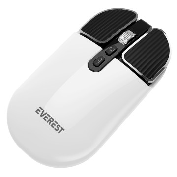 Miš Everest SM-620 2in1 Bluetooth 2,4GHz Charged White Super Silent Mobile, 41159