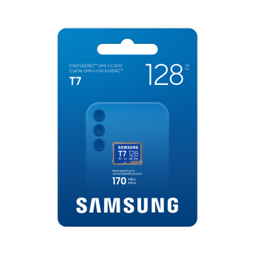 Micro SD card Samsung128GB T7 Up to 170MBs MB-MB128T/WW