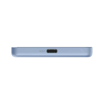 Xiaomi powerbank SuperSlim PB 5000 mAh plavi USB-C x1, bežično punjenje, BHR08POGL