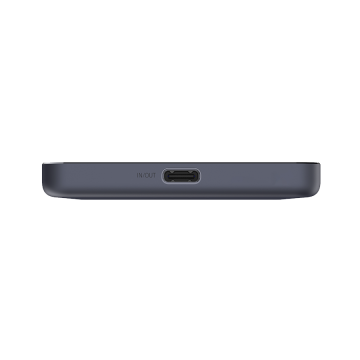 Xiaomi powerbank SuperSlim PB 5000 mAh crni USB-C x1, bežično punjenje, BHR08PMGL