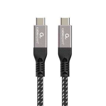 USB USB4 Gen 3×2 kabl 240W, 40 Gbps Type-C to Type-C Power Delivery (PD) charging & data cable, 0.5 m GEMBIRD CCBP-USB4-CMCM240-