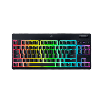 Tastatura Razer BlackWidow V4 Low-profile Tenkeyless HyperSpeed – Wireless Low-profile Mechanical Gaming Yellow Linear Switch – 