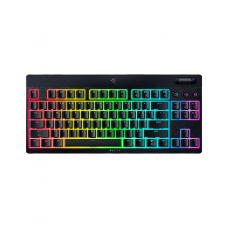 Tastatura Razer BlackWidow V4 Low-profile Tenkeyless HyperSpeed – Wireless Low-profile Mechanical Gaming Yellow Linear Switch – 