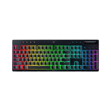 Tastatura Razer BlackWidow V4 Low-profile HyperSpeed – Wireless Low-Profile Mechanical Gaming Green Clicky Switch US FRM RZ03-05