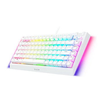 Tastatura Razer BlackWidow V4 75 – Hot-swappable Mechanical Gaming Keyboard – White Edition – US Layout – World Packaging RZ03-0