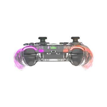 Game Pad SPEEDLINK RAIT NX RGB Gamepad – Wireless/Wired, PC/Android/Switch OLED/Lite, clear transparent, SL-650115-CR