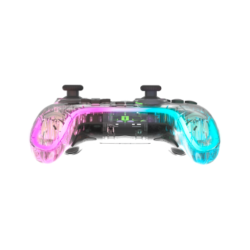 Game Pad SPEEDLINK RAIT NX RGB Gamepad – Wireless/Wired, PC/Android/Switch OLED/Lite, clear transparent, SL-650115-CR