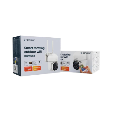 IP kamera GEMBIRD Smart rotating outdoor wifi camera, 2K QHD, TSL-ODCAM-WRHD-01