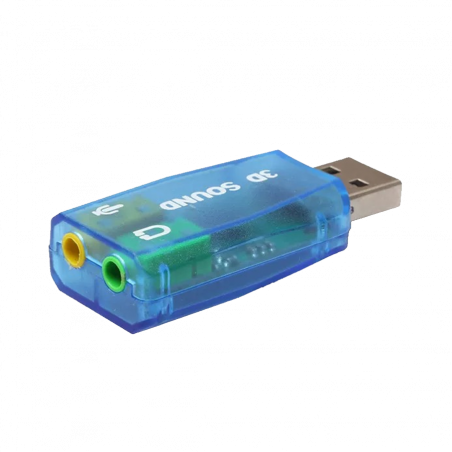 Zvučna kartica GEMBIRD, Virtus2, USB SC-USB-02