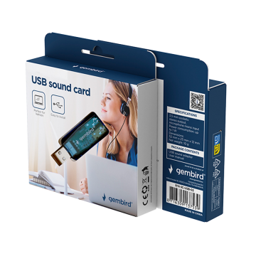 Zvučna kartica GEMBIRD, Virtus2, USB SC-USB-02
