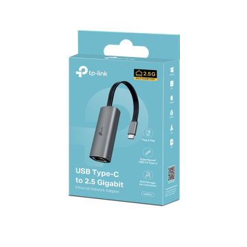 USB Type-C to LAN Ethernet adapter RJ45 TP-Link USB 3.0 2.5 Gigabit, 1xUSB 3.0, UE302C