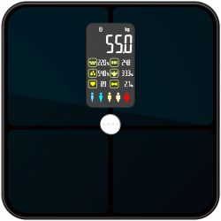 AENO Smart Body scales BS2S pametna vaga za tijelo, 16 metrika, do 180 kg