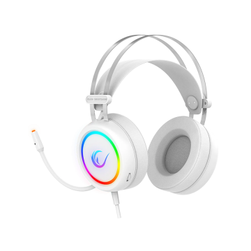 Slušalice sa mikrofonom gaming RAMPAGE STORMY White USB 7.1 Surround Gaming Headset Mic, 37929