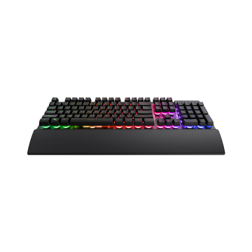 Tastatura + miš gaming RAMPAGE KM-RX7 FORTUNA V2 Rainbow Backlit USB Black Gaming Combo US Layout English Gaming Keyboard 12800 