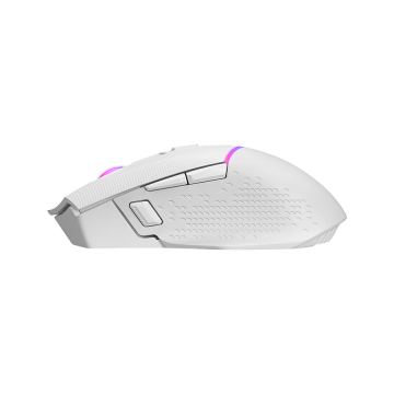 Miš gaming RAMPAGE DROP M3 V2 24000 DPI 3311 Sensor White RGB Rechargeable Wireless 80 Million Huano Switch Gaming Mouse, 42562
