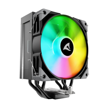 CPU hladnjak Sharkoon A40 RGB Black Air Cooler Intel AMD