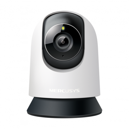 Mercusys MC210 Pan/Tilt Home Security Wi-Fi Camera, 2K (2304×1296), 2.4 GHz, Horizontal 360, Pan/Tilt, Smart Detection and Notif
