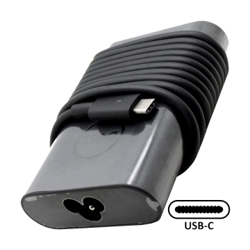 Punjač za notebook DELL ORG. E5 USB-C AC Adapter 90W, Type-C, DELL-4GKXY, 450-AGOQ